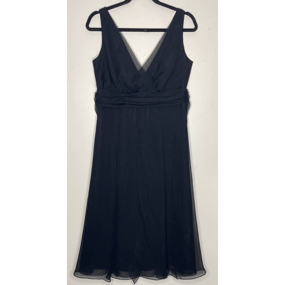 Black Swing Flowy Sleeveless WTOO Dress‎ size 10 Style number 532